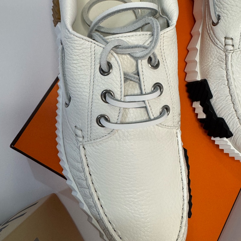 HERMES 全新全皮休閒鞋 42.5 號 僅穿過2-3次 比專櫃便宜-17