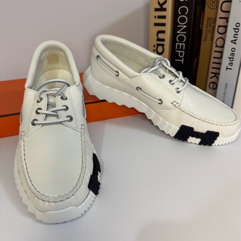 HERMES 全新全皮休閒鞋 42.5 號 僅穿過2-3次 比專櫃便宜-18
