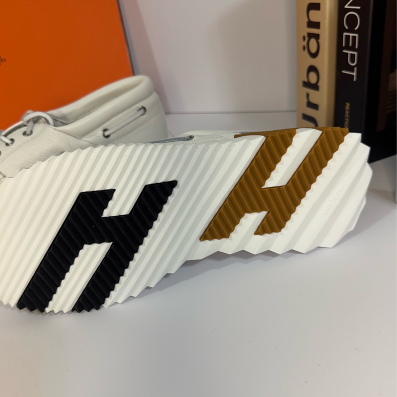 HERMES 全新全皮休閒鞋 42.5 號 僅穿過2-3次 比專櫃便宜-22