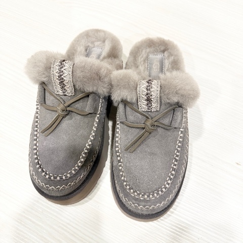 UGG Disquette Alpine-穆勒鞋 顏色 雷雲灰 尺寸 US7