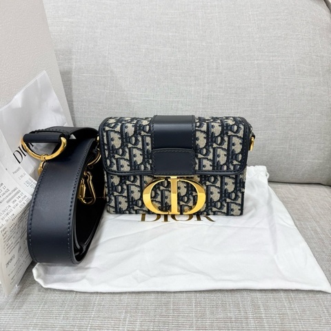 迪奧Dior 蒙田 老花 MINI BOX 盒子包