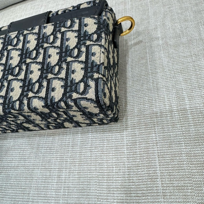 迪奧Dior 蒙田 老花 MINI BOX 盒子包-13