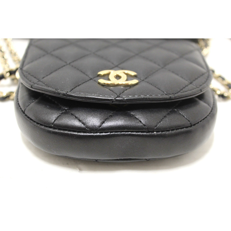 Chanel Black Quilted Calfskin Leather Double Side Pack Flap Bag-7