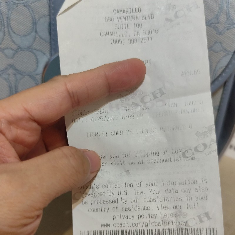 Coach Lonnie 香布蕾滿版圓標郵差包 寶寶藍 全新(年末限時特價1/1止)-31