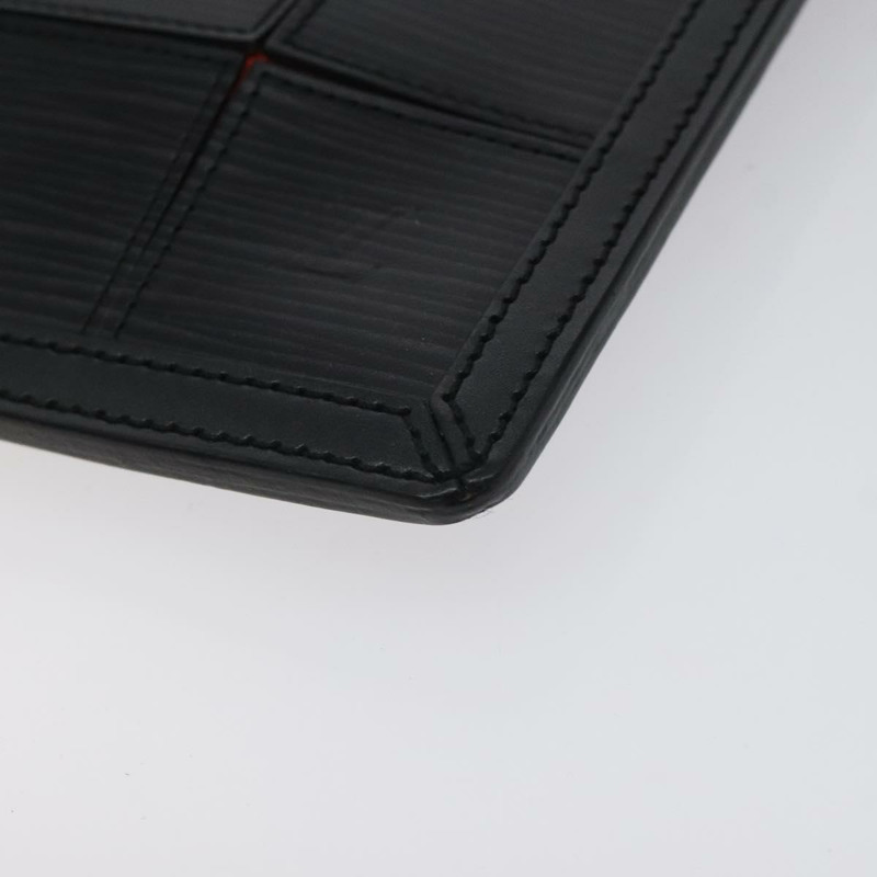 【日本直送】路易威登 Epi Stretch Delmonico 手拿包 黑色 M54602 LV 正品 129832-8