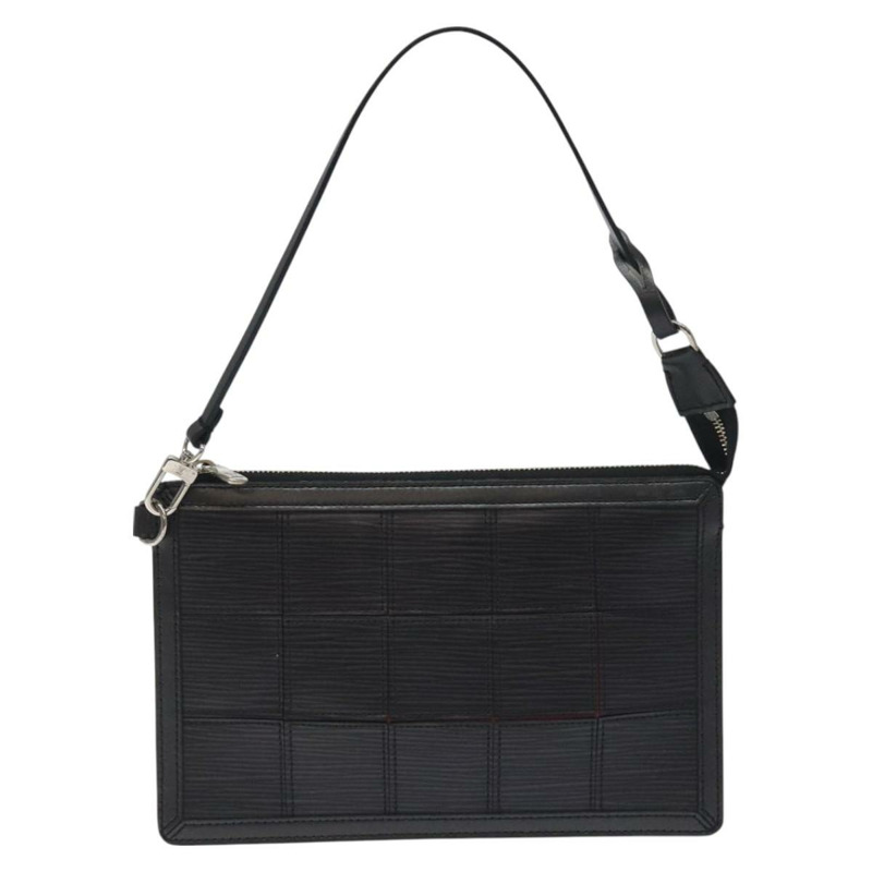 【日本直送】路易威登 Epi Stretch Delmonico 手拿包 黑色 M54602 LV 正品 129832-12