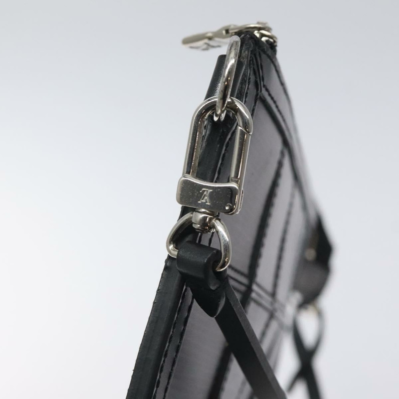 【日本直送】路易威登 Epi Stretch Delmonico 手拿包 黑色 M54602 LV 正品 129832-16