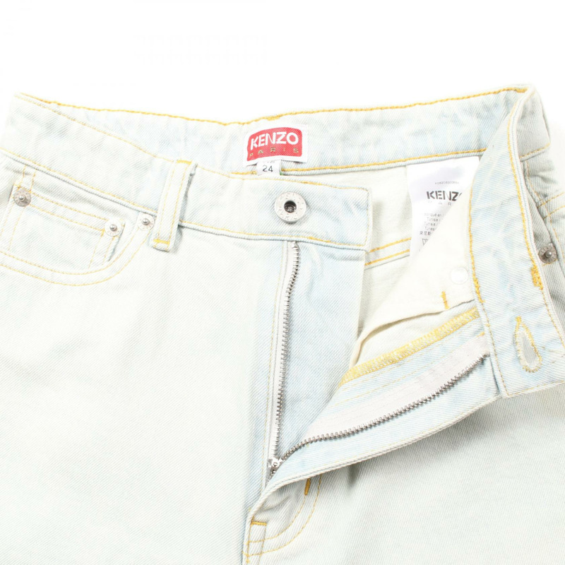 KENZO 牛仔褲 FD62DS2006B4 棉質 藍色 二手 女款-4