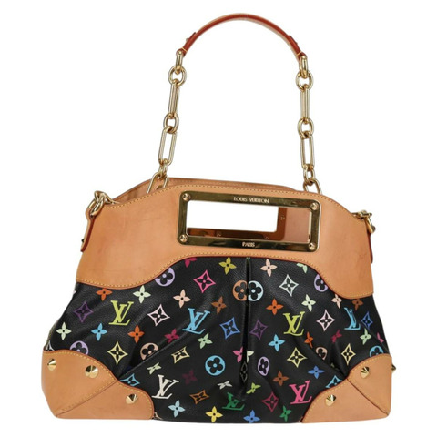 路易威登 Monogram 多色 Judy 中型包款 2 款可選 黑色 M40256 正品 131092V