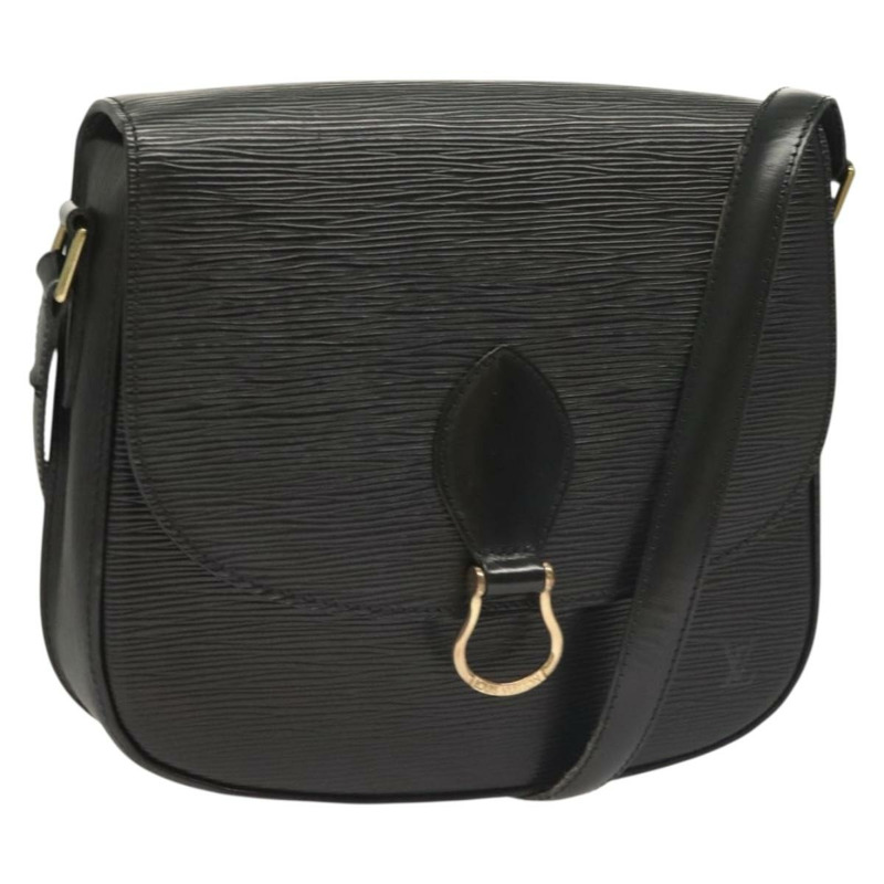 【日本直送】路易威登 Epi Saint Cloud GM 單肩包 黑色 M52192 LV 授權 BA3946-0