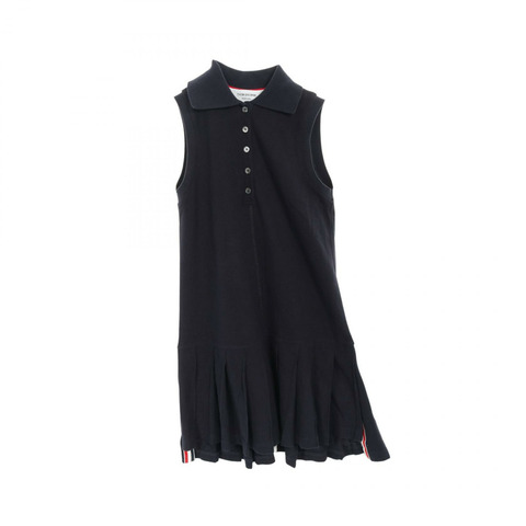 THOM BROWNE 無袖洋裝 FJD057A-0050415 棉 海軍藍 白 紅色 #36 女款