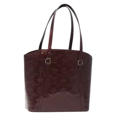 路易威登 Monogram Vernis Avalon 中型手袋 Rouge Favist M91567 正品 ep9531