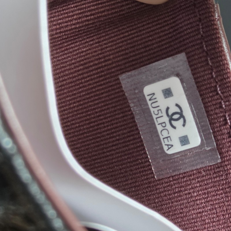 chanel coco短夾 淡金扣荔枝牛皮-5