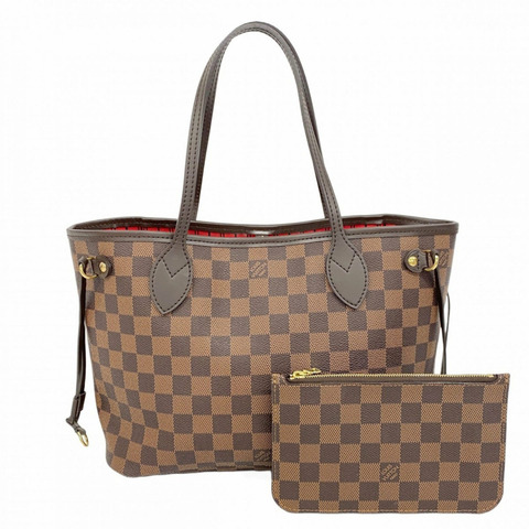 路易威登 Damier Neverfull PM 手提包 N51109 Ebene 女款