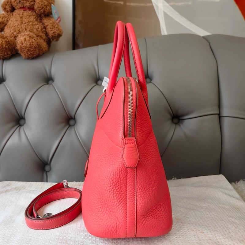 Hermès愛馬仕 Bolide保齡球31 國旗紅 框R刻-3