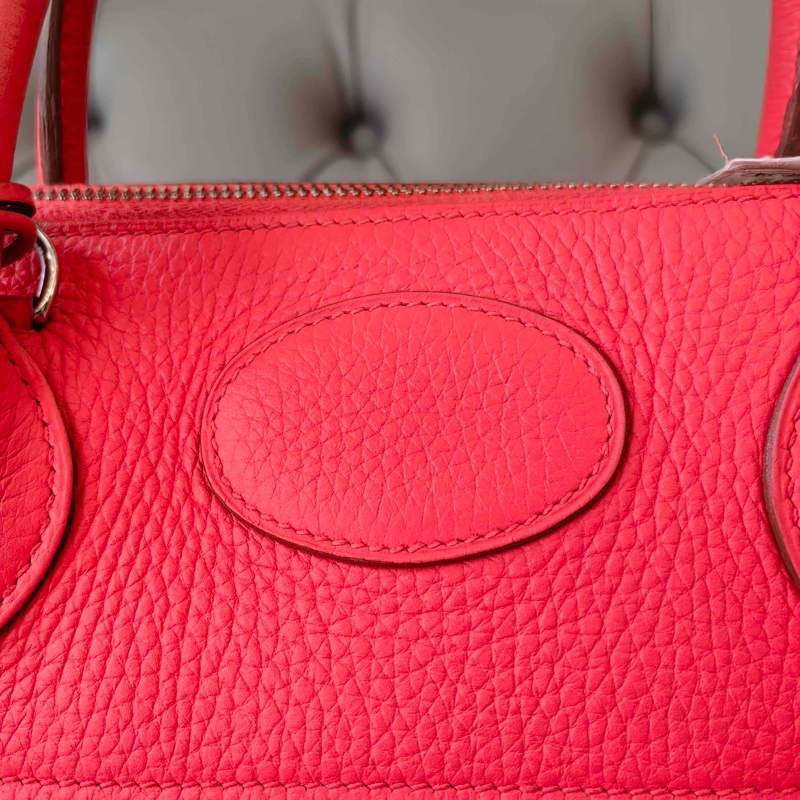 Hermès愛馬仕 Bolide保齡球31 國旗紅 框R刻-7