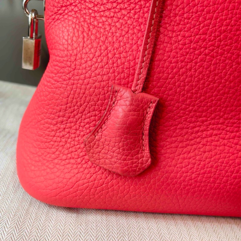 Hermès愛馬仕 Bolide保齡球31 國旗紅 框R刻-8