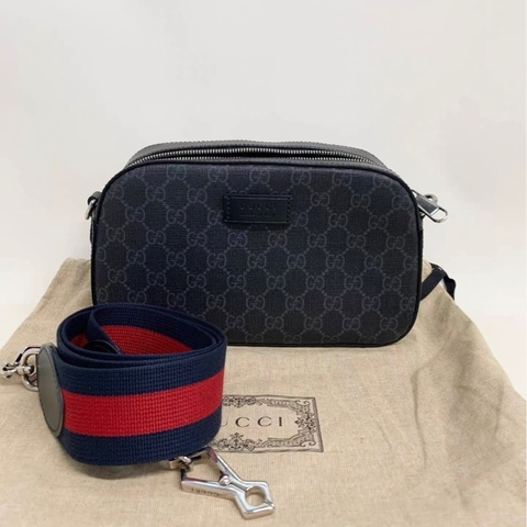GUCCI古馳 老花Logo 相機包斜挎單肩包 小號 男女都可背