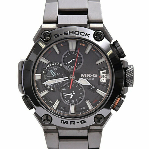 卡西歐男錶G-SHOCK MR-G黑色手機鏈太陽能鈦金屬TI CASIO MRG-G2000CB-1AJR