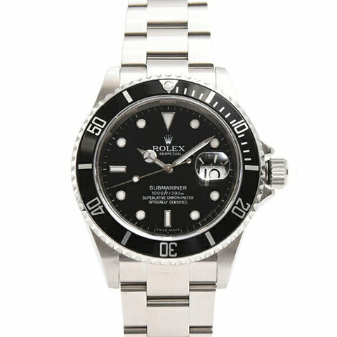 勞力士手錶男式潛航者型日期 Z 系列自動不銹鋼 ROLEX 16610 SS