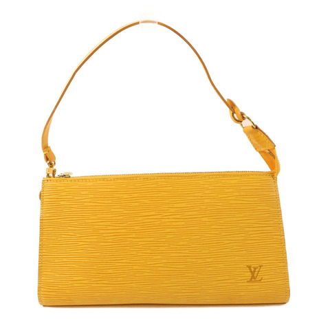 LOUIS VUITTON Epi Pochette Accessoires Pouch金扣手挽袋