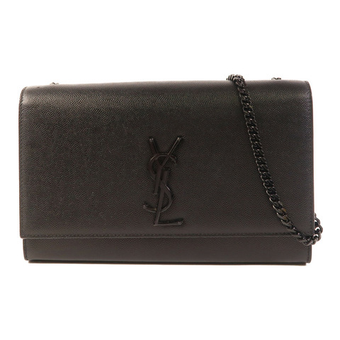 YVES SAINT LAURENT 牛皮皮革Kate鏈帶肩背袋