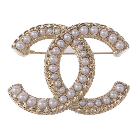CHANEL PVC/金屬Brooch胸針