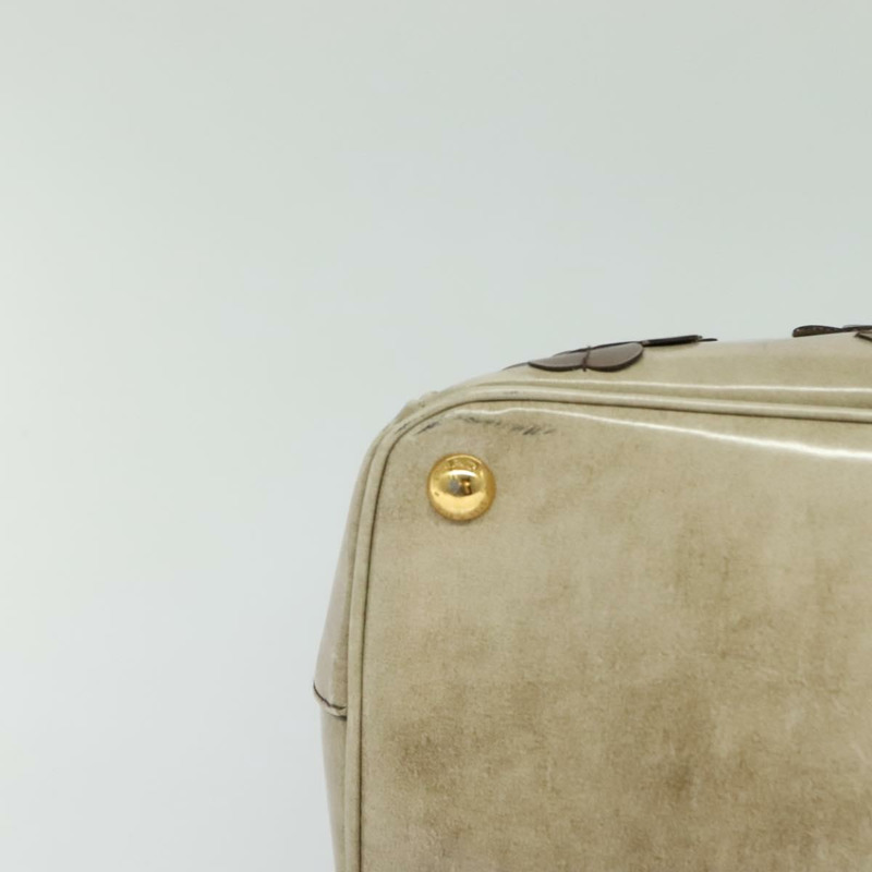 【日本直送】PRADA 手提包 琺瑯 2 款 米色 金色 正品 bs27106-8