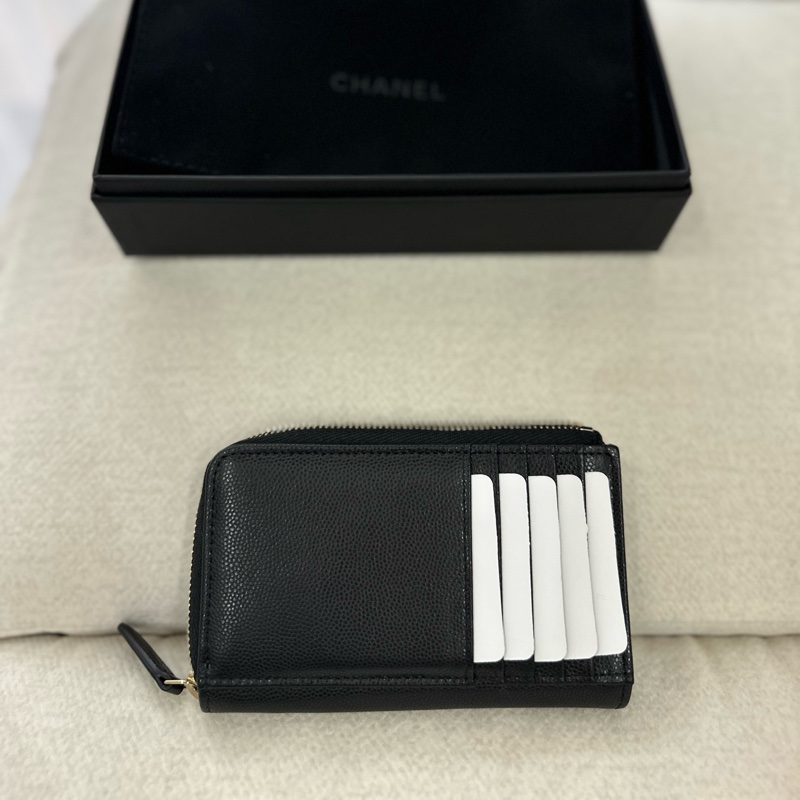 Chanel 復古全皮款L拉卡包-1