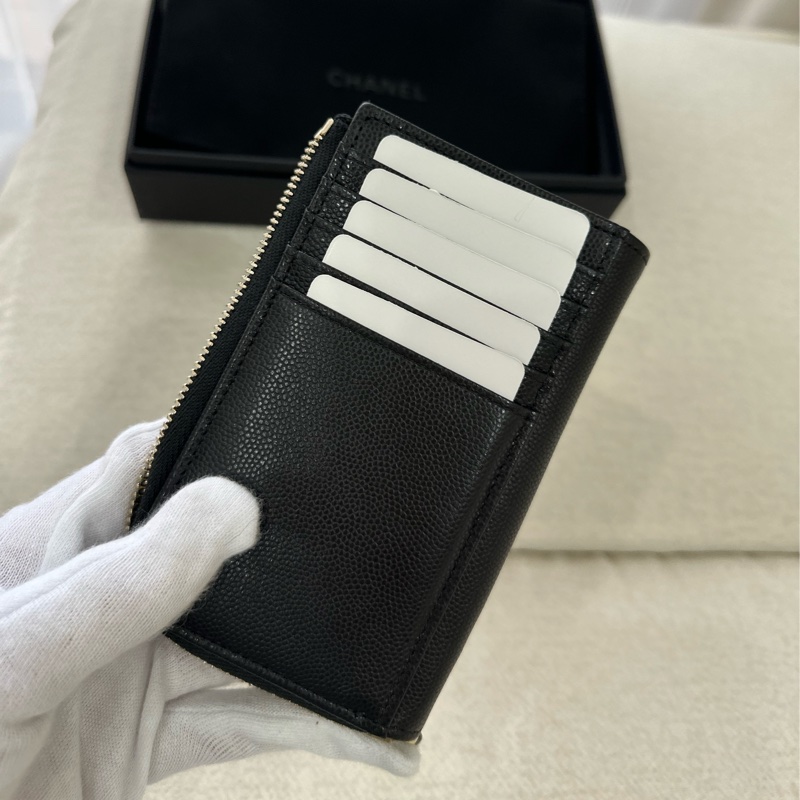 Chanel 復古全皮款L拉卡包-2