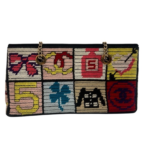 Chanel 復古毛呢鏈包