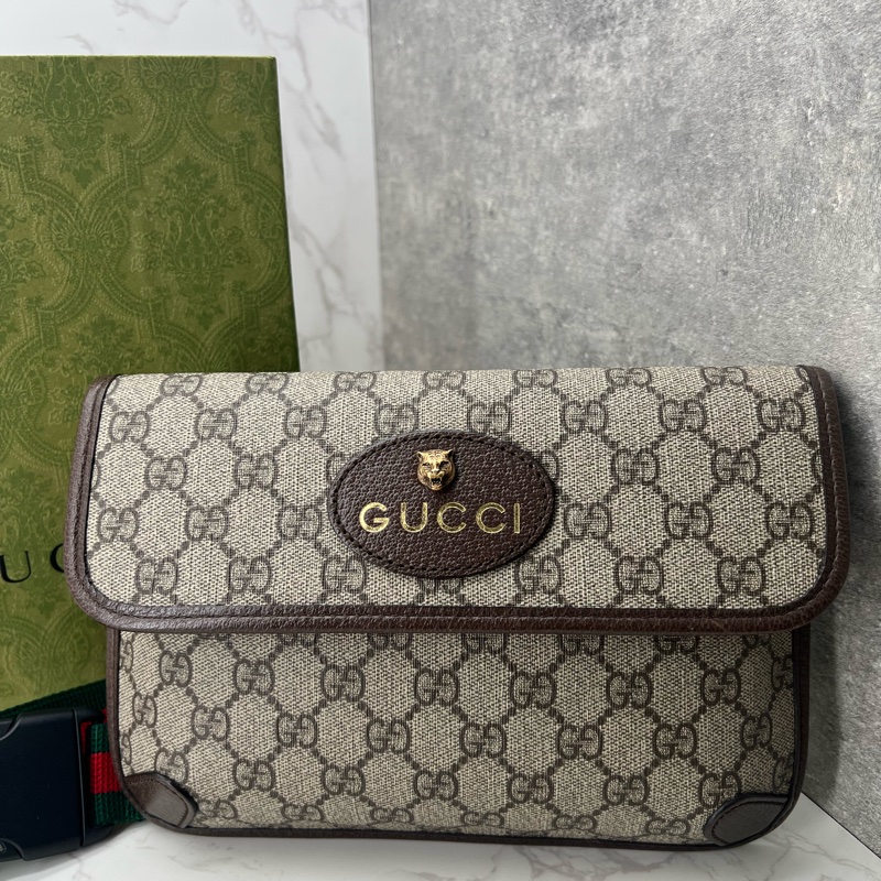 💗香緹國際精品💗 Gucci 虎頭腰包-1