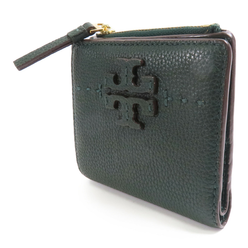 Tory Burch 牛皮皮革Wallet金扣錢包-2
