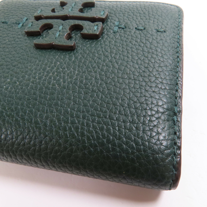 Tory Burch 牛皮皮革Wallet金扣錢包-6