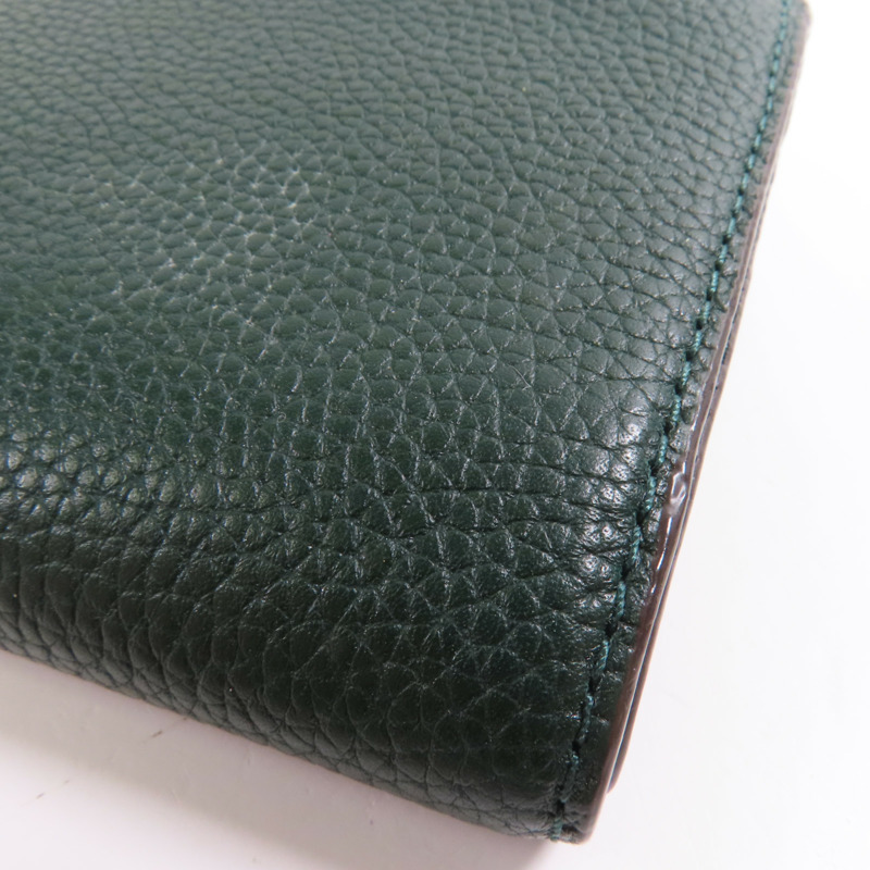 Tory Burch 牛皮皮革Wallet金扣錢包-8