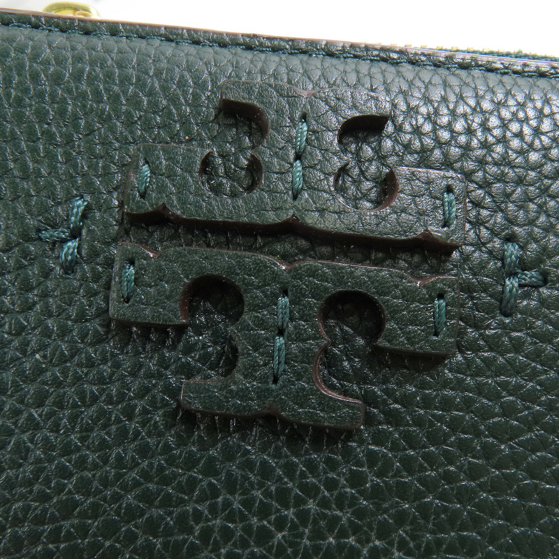 Tory Burch 牛皮皮革Wallet金扣錢包-9