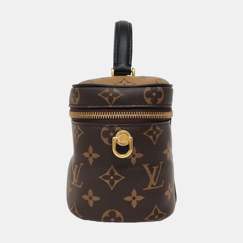 LV路易威登vanity拼色老花化妝盒包軟盒子小號 晶片款-2