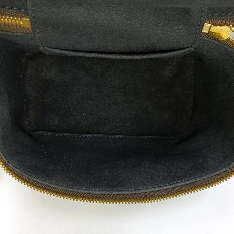 LV路易威登vanity拼色老花化妝盒包軟盒子小號 晶片款-6