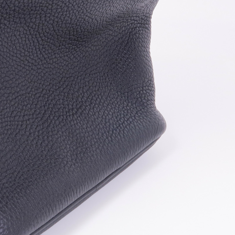 HERMES Clemence皮革Picotin MM銀扣手挽袋89 Noir-13