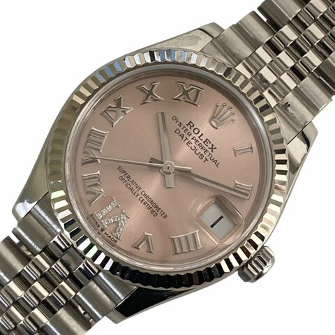 ROLEX 勞力士 278274 Datejust31 AU750 不鏽鋼 鑽石 自動機械錶 粉色 WG