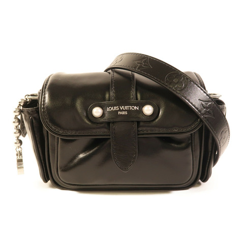 LOUIS VUITTON 牛皮皮革Cargo Wearable Wallet銀扣肩背袋