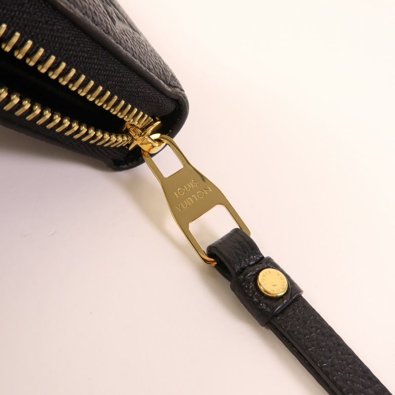 LOUIS VUITTON Monogram Empreinte Zipper Long Round Wallet金扣長錢包-6