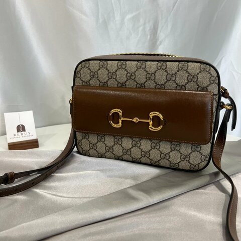 GUCCI 645454 馬銜扣1955 小型肩背包