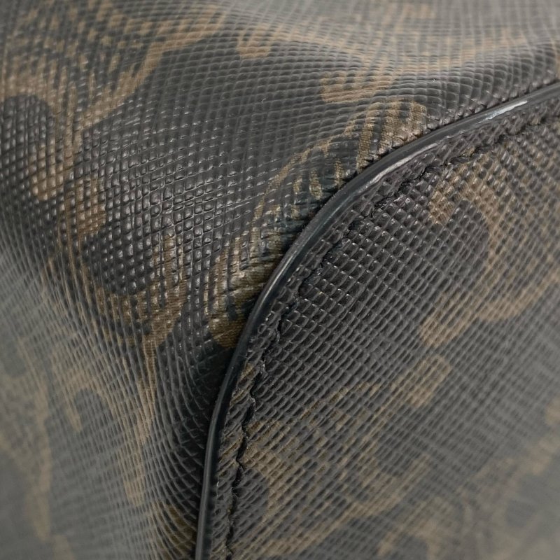 △ Celine 思琳 Brown Coated Canvas Vanity Case 啡色塗層帆布化妝箱 -257014860-7