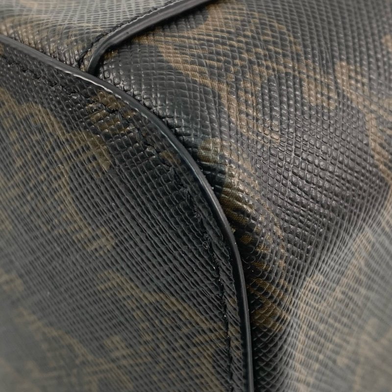 △ Celine 思琳 Brown Coated Canvas Vanity Case 啡色塗層帆布化妝箱 -257014860-10