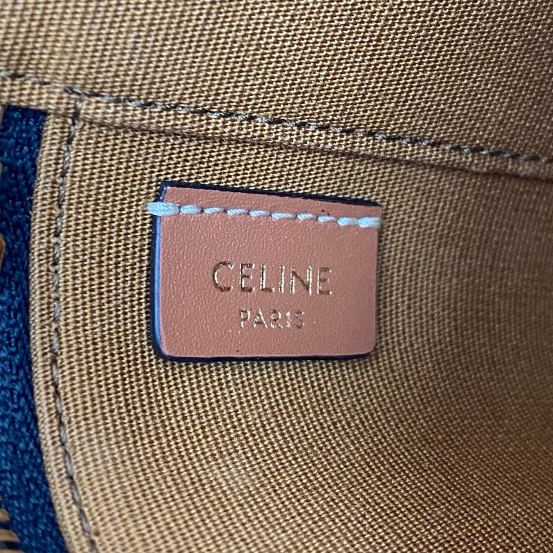 △ Celine 思琳 Brown Coated Canvas Vanity Case 啡色塗層帆布化妝箱 -257014860-13