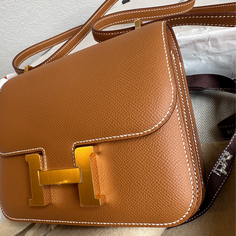 Hermes 康康迷你 金棕金 超級天菜-2
