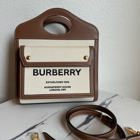 Burberry 帆布手提包