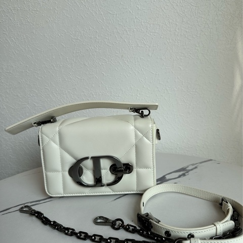 Dior 白色氣質美少女 手提兩用包