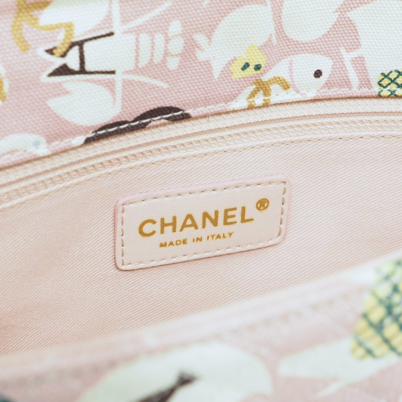 超稀有限量版！Chanel 香奈兒CF classic flap 貓咪印花鏈條單肩包-18